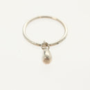 TIFFANY&Co. Teardrop Ring Ag925 Silver Auth am8924-2