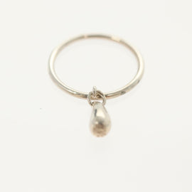 TIFFANY&Co. Teardrop Ring Ag925 Silver Auth am8924 - 0