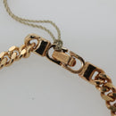 Christian Dior Bracelet Metal Gold Auth am8931-7