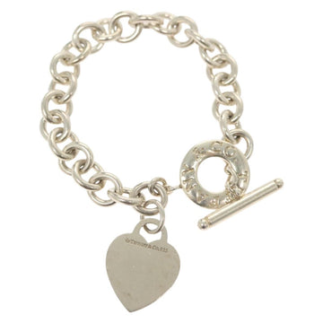 TIFFANY&Co. Toggle heart Bracelet Ag925 Silver Auth am8933V