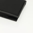 GUCCI Bifold Wallet Nylon Leather Black Silver Auth am8934-16