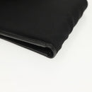 GUCCI Bifold Wallet Nylon Leather Black Silver Auth am8934-17