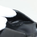 GUCCI Bifold Wallet Nylon Leather Black Silver Auth am8934-21