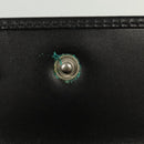 GUCCI Bifold Wallet Nylon Leather Black Silver Auth am8934-9