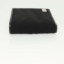 GUCCI Bifold Wallet Nylon Leather Black Silver Auth am8934-4