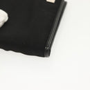 GUCCI Bifold Wallet Nylon Leather Black Silver Auth am8934-14