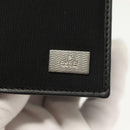 GUCCI Card Case Nylon Leather Black Silver 030 3661 1579 Auth am8935-17