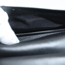 GUCCI Card Case Nylon Leather Black Silver 030 3661 1579 Auth am8935-10