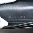 GUCCI Card Case Nylon Leather Black Silver 030 3661 1579 Auth am8935-11