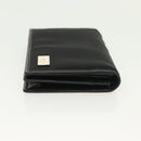 GUCCI Card Case Nylon Leather Black Silver 030 3661 1579 Auth am8935-3