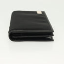 GUCCI Card Case Nylon Leather Black Silver 030 3661 1579 Auth am8935-4