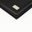 GUCCI Card Case Nylon Leather Black Silver 030 3661 1579 Auth am8935-14