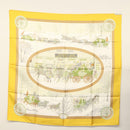 HERMES Carre 90 Scarf ""BULL＆MOUTH WESTERN COACH OFFICE"" Silk Auth am8938-15