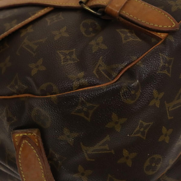 LOUIS VUITTON Monogram Saumur 43 Schoudertas M42252 LV Auth am8948