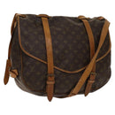LOUIS VUITTON Monogram Saumur 43 Schoudertas M42252 LV Auth am8948-1