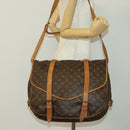 LOUIS VUITTON Monogram Saumur 43 Schoudertas M42252 LV Auth am8948-25