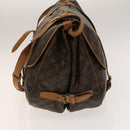 LOUIS VUITTON Monogram Saumur 43 Schoudertas M42252 LV Auth am8948-3