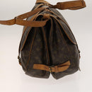 LOUIS VUITTON Monogram Saumur 43 Schoudertas M42252 LV Auth am8948-4