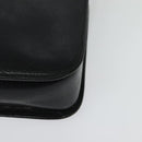 GUCCI Shoulder Bag Leather Black Gold 001 256 0609 Auth am8954-14