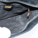 GUCCI Shoulder Bag Leather Black Gold 001 256 0609 Auth am8954-19