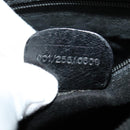GUCCI Shoulder Bag Leather Black Gold 001 256 0609 Auth am8954-12