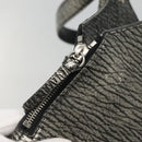 SAINT LAURENT Metropolis Shoulder Bag Leather Silver Auth am8965-14