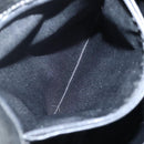 SAINT LAURENT Metropolis Shoulder Bag Leather Silver Auth am8965-21