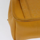 Coach Backpack Leather Yellow Auth am8967-12