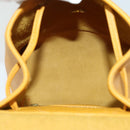 Coach Backpack Leather Yellow Auth am8967-16