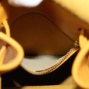 Coach Backpack Leather Yellow Auth am8967-19