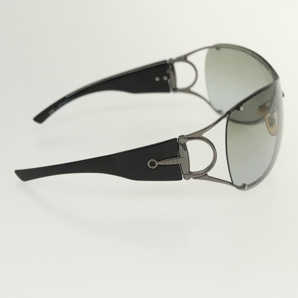 GUCCI Sunglasses Plastic Black Auth am8968