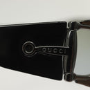 GUCCI Sunglasses Plastic Black Auth am8968-8
