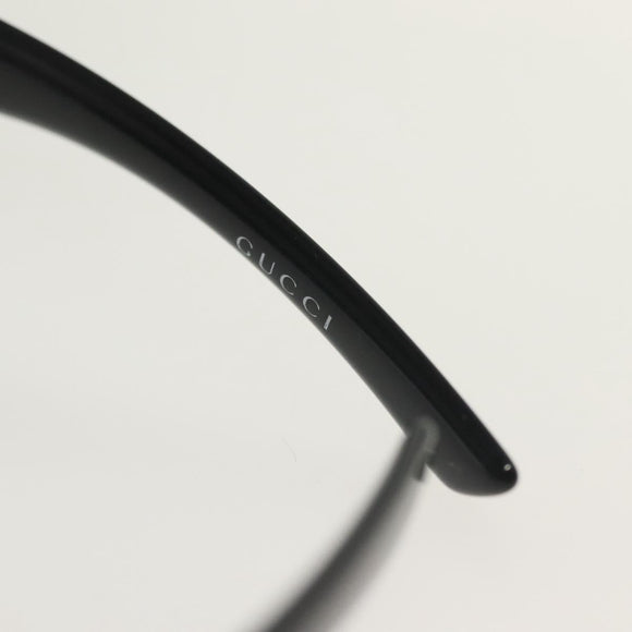 GUCCI Sunglasses Plastic Black Auth am8968