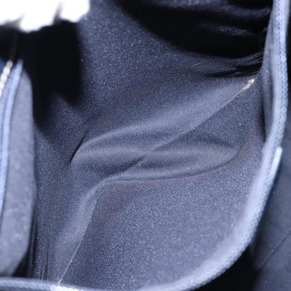 GUCCI GG Supreme Tote Bag PVC Navy Silver 131220 Auth am8978