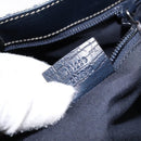 GUCCI GG Supreme Tote Bag PVC Navy Silver 131220 Auth am8978-21