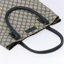 GUCCI GG Supreme Tote Bag PVC Navy Silver 131220 Auth am8978-6
