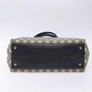 GUCCI GG Supreme Tote Bag PVC Navy Silver 131220 Auth am8978-9