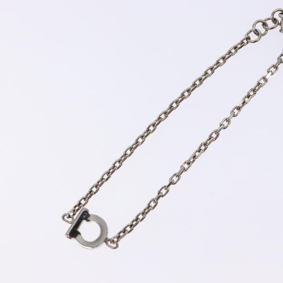 Salvatore Ferragamo Gancini Bracelet metal Silver Auth am8980
