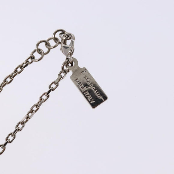 Salvatore Ferragamo Gancini Bracelet metal Silver Auth am8980