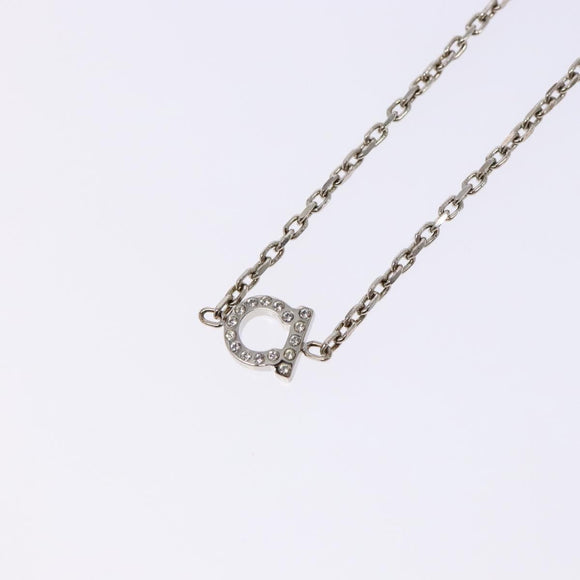 Salvatore Ferragamo Gancini Bracelet metal Silver Auth am8980