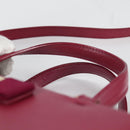 Salvatore Ferragamo Vala Hand Bag Leather 2way Purple Gold Auth am8981V-14