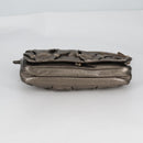 Salvatore Ferragamo Vala Shoulder Bag Leather Silver Auth am8982V-5