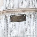Salvatore Ferragamo Vala Shoulder Bag Leather Silver Auth am8982V-19