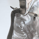 Salvatore Ferragamo Vala Shoulder Bag Leather Silver Auth am8982V-21