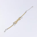 Christian Dior Bracelet Leather Beige Auth am8986-2