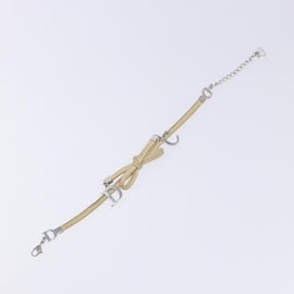 Christian Dior Bracelet Leather Beige Auth am8986 - 0