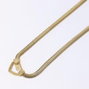 GIVENCHY Necklace Metal Gold Auth am8989-10