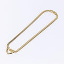 GIVENCHY Necklace Metal Gold Auth am8989-2