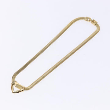 GIVENCHY Necklace Metal Gold Auth am8989 - 0