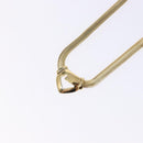 GIVENCHY Necklace Metal Gold Auth am8989-3